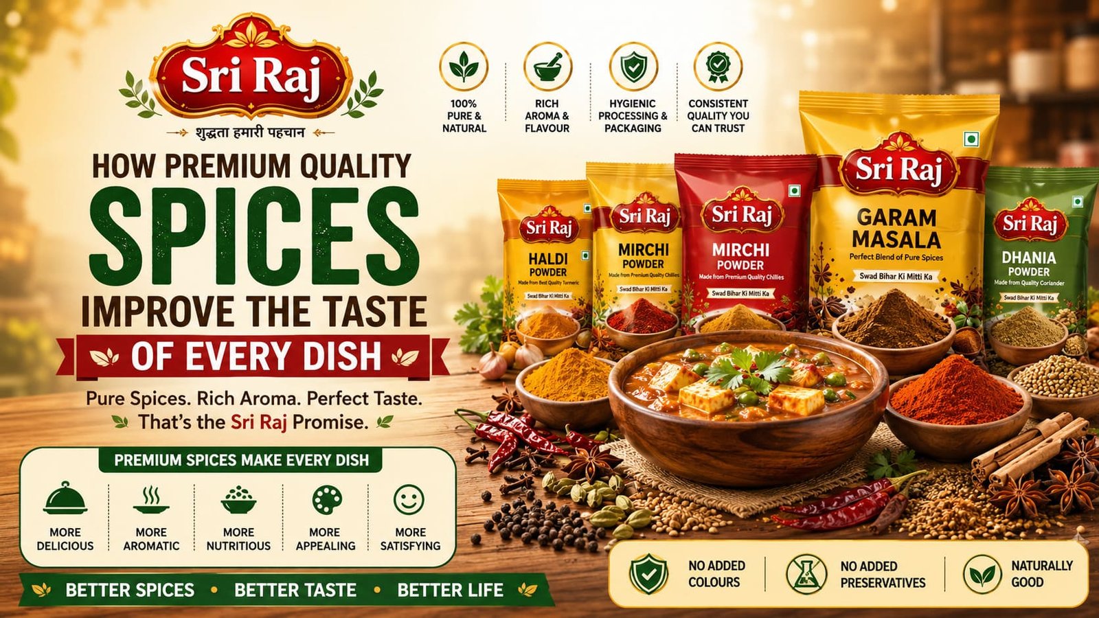 How Premium Quality Spices Improve the Taste of Every Dish