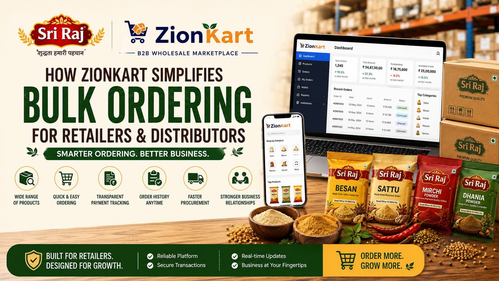 How ZionKart Simplifies Bulk Ordering for Retailers and Distributors