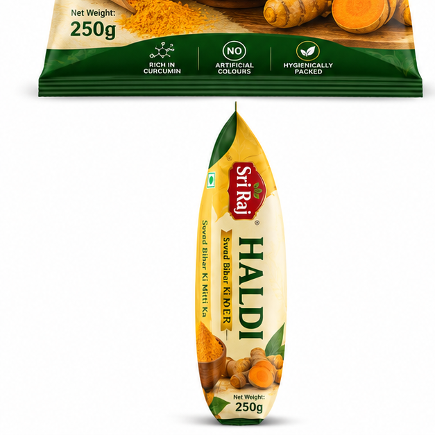 Sri raj pure haldi powder 250g