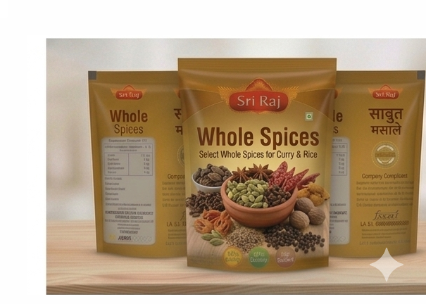 Sri raj premium whole spices 250g