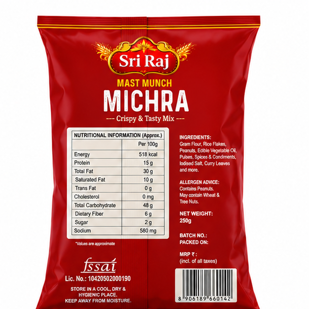 Sri raj mirchi powder 100g