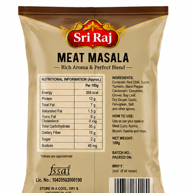 Sri raj sabzi masala 100g
